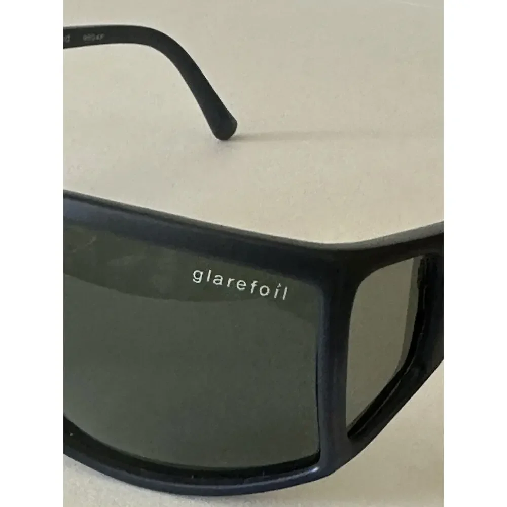 Glarefoil sunglasses men polarized Four Lenses By Polaroid 9604F glass lens Blue